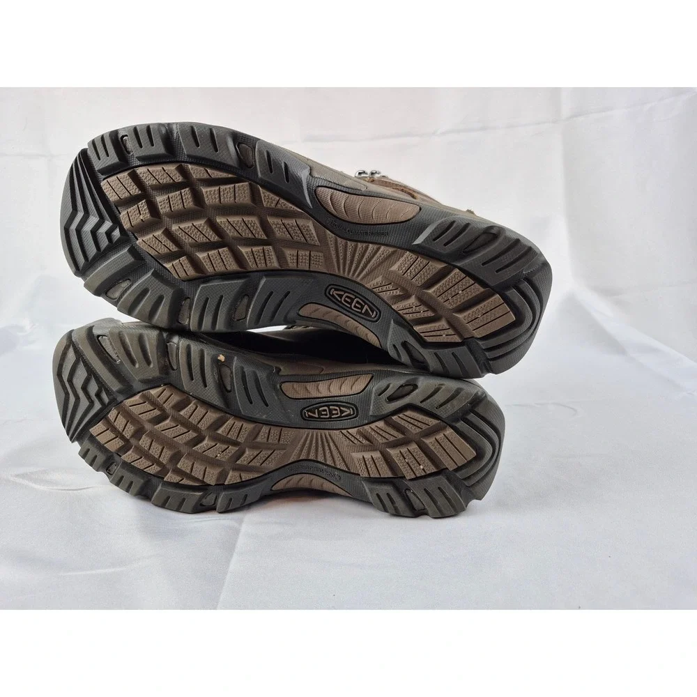 KEEN Mens 9 Shellback Waterproof Leather Work Hiking Boots 200g Insulated
